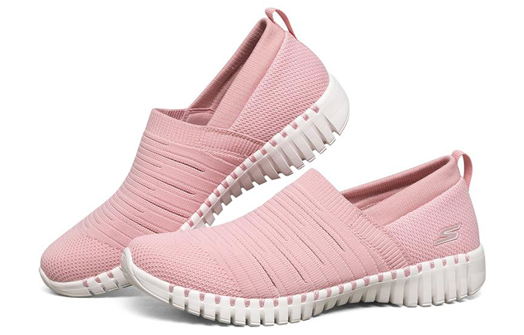 (W) Skechers Go Walk Smart Loafers Pink 圖 3