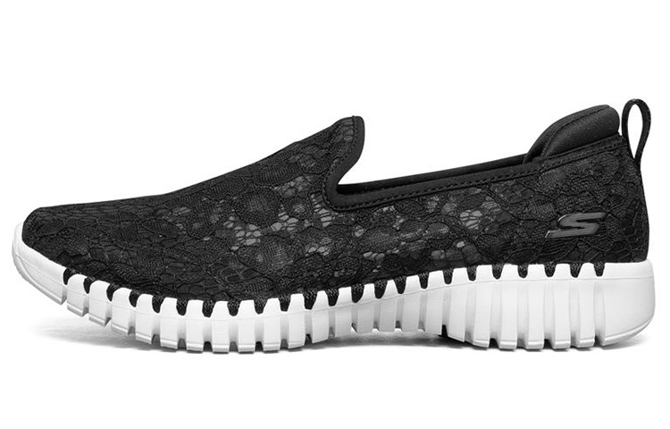 (Women) Skechers Go Walk Smart Lazy Shoes Black 124165-BKW
