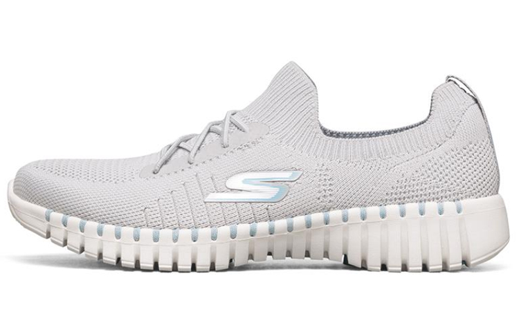 Buy (W) Skechers Go Walk Smart Laufschuhe Grau/Weiß/Blau 124051-GYBL