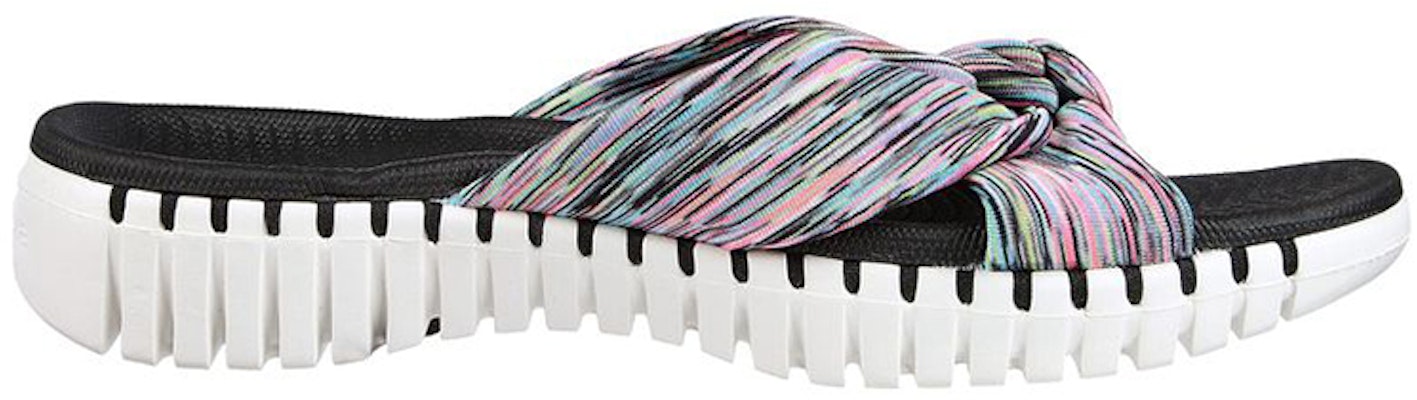 (Women) Skechers Go Walk Smart Slip-On 'Black White Pink' 140187-BKMT Order (Women) Skechers Go Walk Smart Slip-On 'Black White Pink' 140187-BKMT