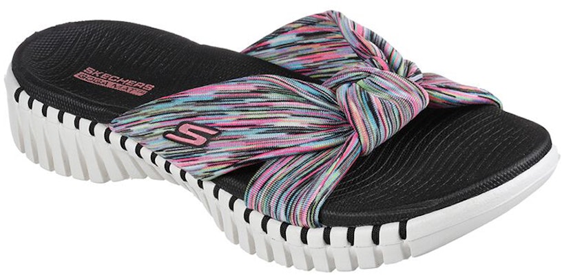 (Women) Skechers Go Walk Smart Slip-On 'Black White Pink' 140187-BKMT Lookbook (Women) Skechers Go Walk Smart Slip-On 'Black White Pink' 140187-BKMT