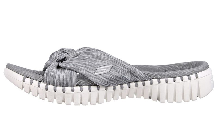 (Women) Skechers Go Walk Smart Slip-On 'Grey White' 140187-GRY