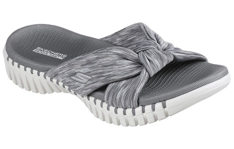 Lookbook (W) Skechers Go Walk Smart Slip-On ''Grigio Bianco'' 140187-GRY