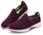 (W) Skechers Go Walk Sport 'Burgundy Slip-On' Kasut Sarung Lelaki Perempuan 14892-BURG