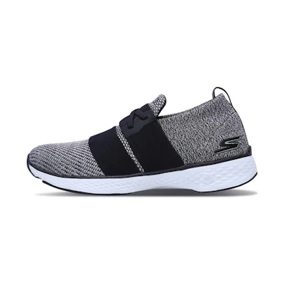 (W) Skechers Go Walk Sport Devote 'Black White Grey'