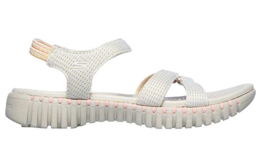 (W) Skechers GO WALK Sports Sandal 'Beige Breathable' 圖 2