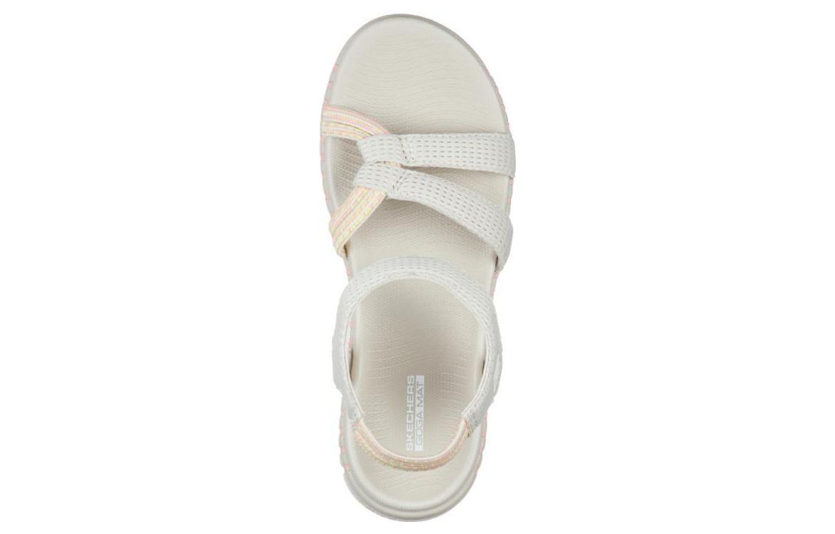 (W) Skechers GO WALK Sports Sandal 'Beige Breathable' 圖 4
