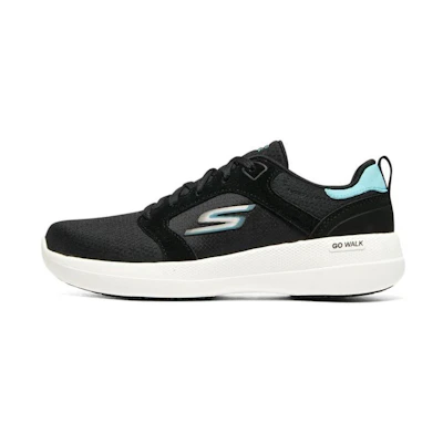 (W) Skechers GO WALK Stability 'Black Aqua'