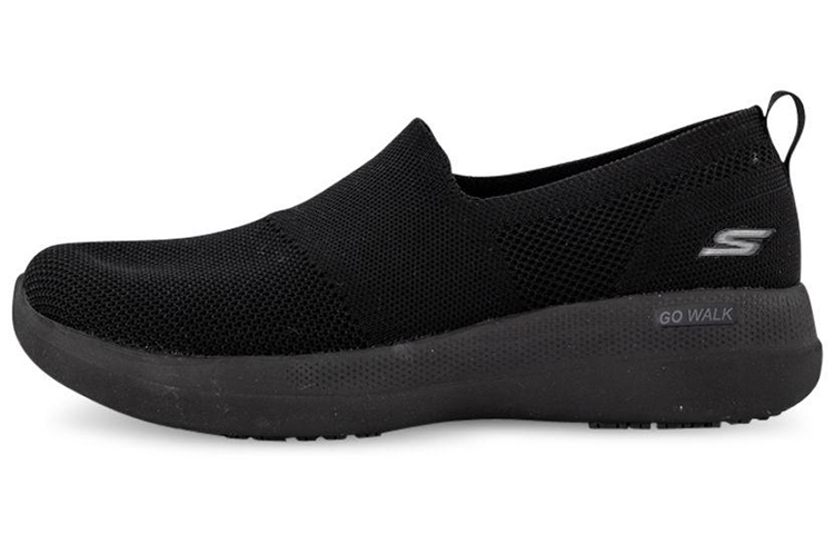 (Women) Skechers Go Walk Stability 'Black Comfort Slip-On' 124601-BBK