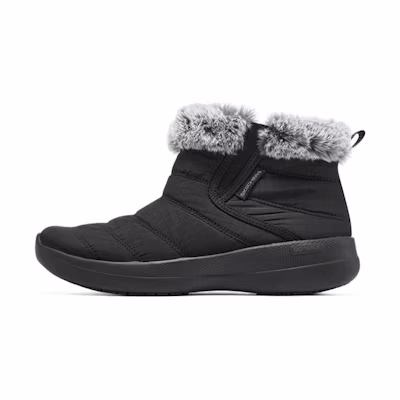 (W) Skechers Go Walk Stability Boot 'Black White'