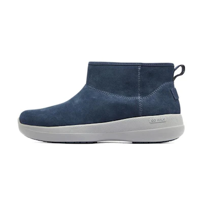 (W) Skechers Go Walk Stability Boot 'Navy Blue'