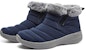 (W) Skechers Go Walk Stability Boot 'Biru Navy' 144661-NVGY