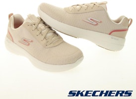 (W) Skechers GO WALK 穩定休閒鞋 - 米白色米色 124605NTCL Order (W) Skechers GO WALK 穩定休閒鞋 - 米白色米色 124605NTCL