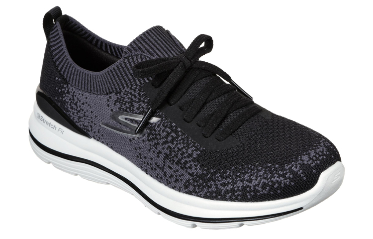 Lookbook (Women) Skechers Go Walk Stretch Fit 'Black' 124384-BKW