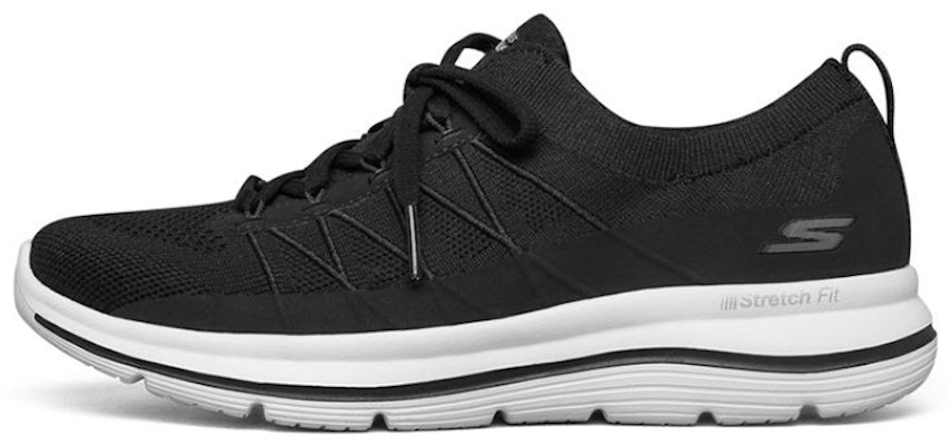 (W) Skechers Go Walk Kasut Lari Stretch Fit Hitam/Putih 124386-BKW Buy (W) Skechers Go Walk Kasut Lari Stretch Fit Hitam/Putih 124386-BKW