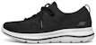 (W) Skechers Go Walk Kasut Lari Stretch Fit Hitam/Putih 124386-BKW