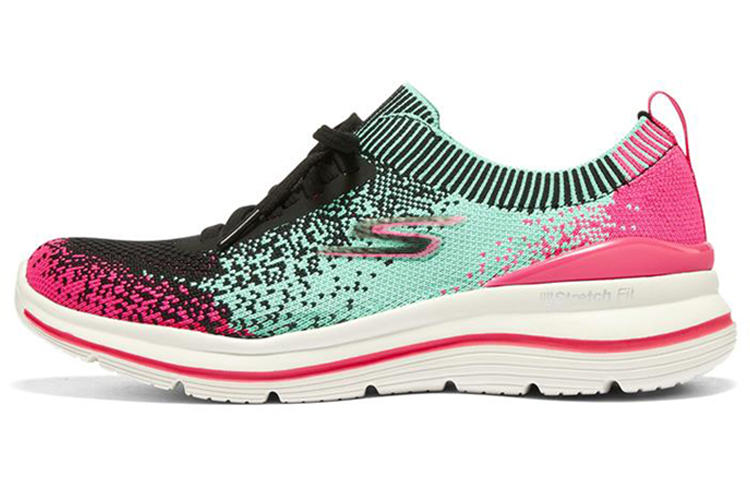 (Women) Skechers Go Walk Stretch Fit 'Black Mixed' 124384-BKMT