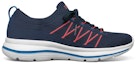 Order (W) Skechers Go Walk Stretch Fit Kasut Sukan Biru/Putih/Jingga 124386-NVMT