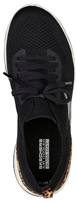(Women) Skechers Go Walk Stretch Fit 'Leopard Zone Black' 124396-BKLD Shop (Women) Skechers Go Walk Stretch Fit 'Leopard Zone Black' 124396-BKLD