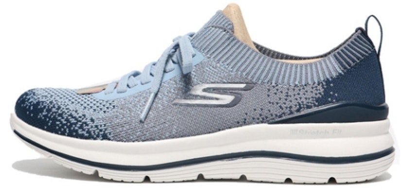 (Women) Skechers Go Walk Stretch Fit 'Navy Low-Top Running' 124384-NVBL Buy (Women) Skechers Go Walk Stretch Fit 'Navy Low-Top Running' 124384-NVBL