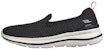 (Women) Skechers Go Walk Stretch Fit Slip-On 'Black Red' 124398-BKHP
