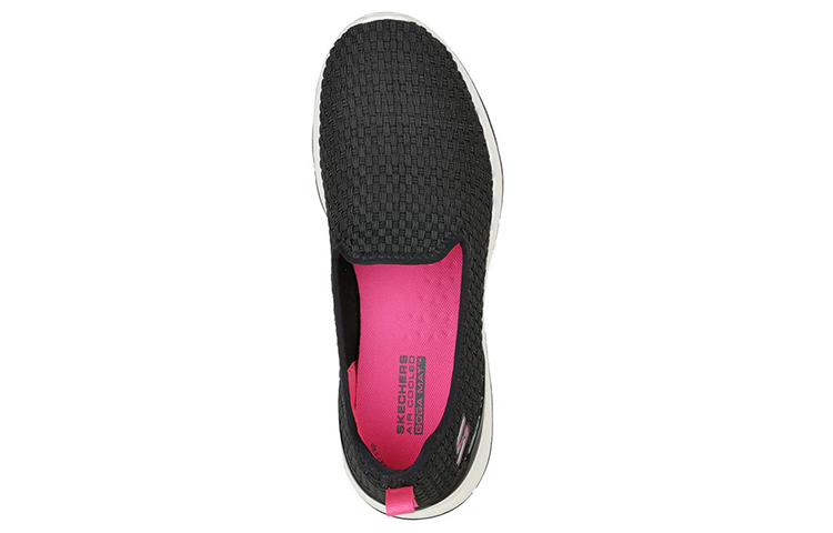 Shop (Women) Skechers Go Walk Stretch Fit Slip-On 'Black Red' 124398-BKHP