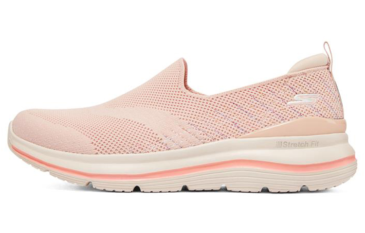 (Women) Skechers Go Walk Stretch Fit Slip-On 'Light Pink' 124385-LTPK