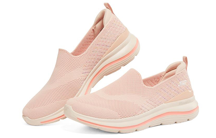 Lookbook (Women) Skechers Go Walk Stretch Fit Slip-On 'Light Pink' 124385-LTPK