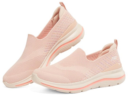 (W) Skechers Go Walk Stretch Fit Slip-On 'Pink Muda' 124385-LTPK Lookbook (W) Skechers Go Walk Stretch Fit Slip-On 'Pink Muda' 124385-LTPK