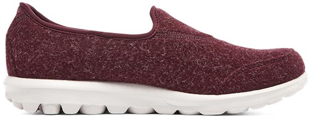 (W) Skechers Go Walk Travel 'Burdeos Slip-On' Zapatos Sin Cordones 124474-BURG Order (W) Skechers Go Walk Travel 'Burdeos Slip-On' Zapatos Sin Cordones 124474-BURG