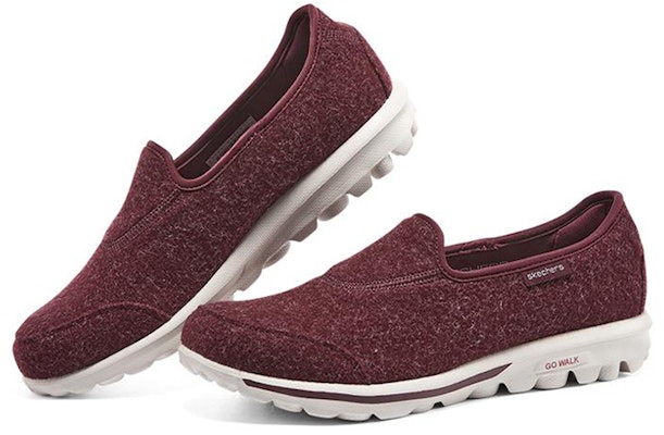 (W) Skechers Go Walk Travel 'Burdeos Slip-On' Zapatos Sin Cordones 124474-BURG Lookbook (W) Skechers Go Walk Travel 'Burdeos Slip-On' Zapatos Sin Cordones 124474-BURG