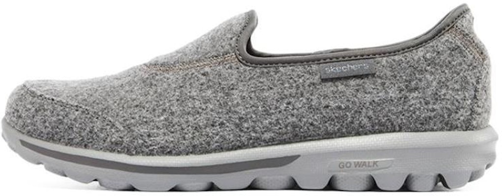 (Women) Skechers GO WALK Travel 'Charcoal Grey' 124474-CHAR Buy (Women) Skechers GO WALK Travel 'Charcoal Grey' 124474-CHAR