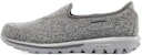 (W) Skechers GO WALK Travel 'Kelabu Arang' 124474-CHAR