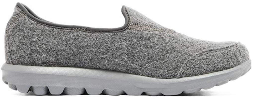 (Women) Skechers GO WALK Travel 'Charcoal Grey' 124474-CHAR Order (Women) Skechers GO WALK Travel 'Charcoal Grey' 124474-CHAR