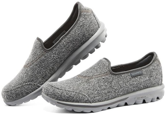 (Women) Skechers GO WALK Travel 'Charcoal Grey' 124474-CHAR Lookbook (Women) Skechers GO WALK Travel 'Charcoal Grey' 124474-CHAR