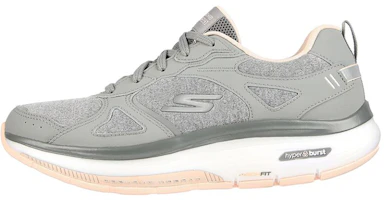 (Women) Skechers Go Walk Workout Walker 'Grey' 124930-GYPK (Women) Skechers Go Walk Workout Walker 'Grey' 124930-GYPK