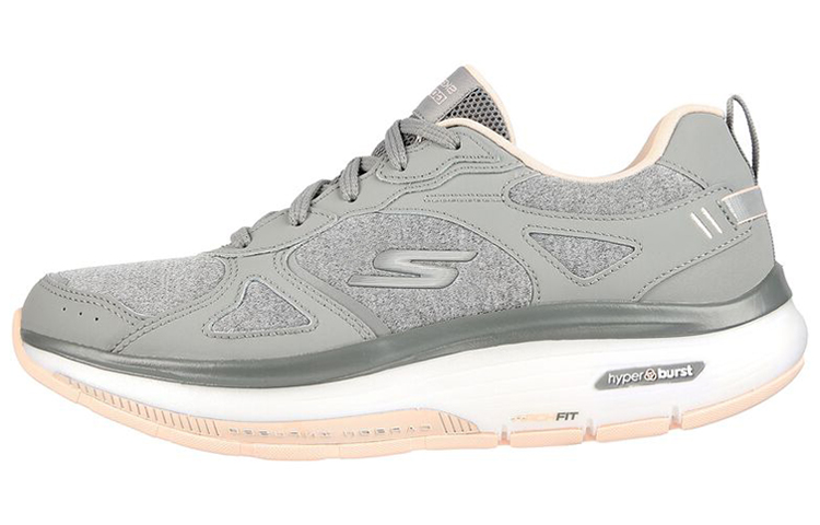 (Women) Skechers Go Walk Workout Walker 'Grey' 124930-GYPK