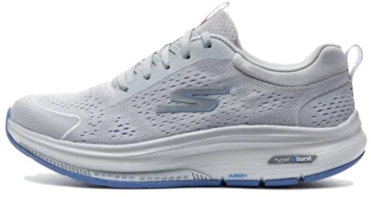 (Women) Skechers Go Walk Workout Walker 'White Blue' 124933-GYLB Buy (Women) Skechers Go Walk Workout Walker 'White Blue' 124933-GYLB