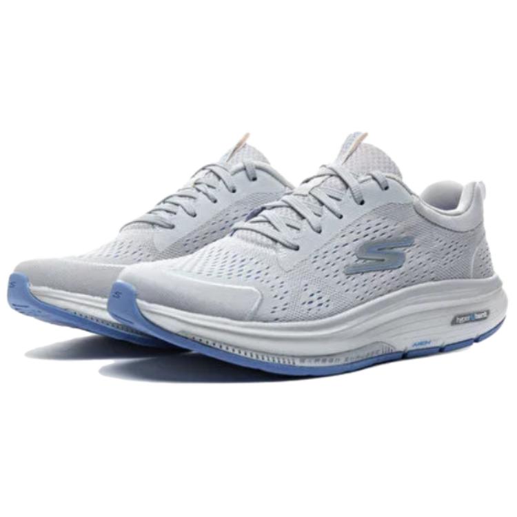 Lookbook (W) Skechers Go Walk Workout Walker 'Putih Biru' 124933-GYLB