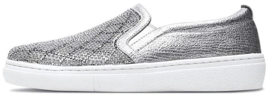 (Women) Skechers Goldie 'Silver Low-Top' 73800-SIL (Women) Skechers Goldie 'Silver Low-Top' 73800-SIL