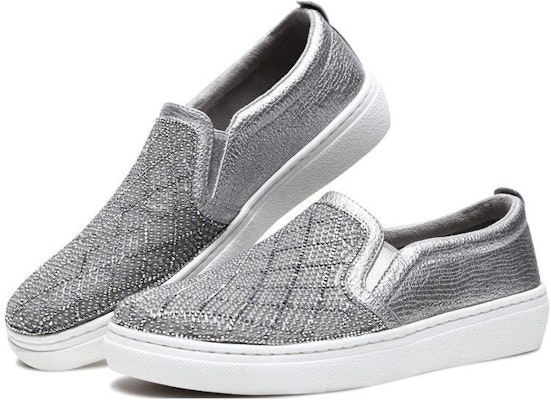 (Women) Skechers Goldie 'Silver Low-Top' 73800-SIL Lookbook (Women) Skechers Goldie 'Silver Low-Top' 73800-SIL