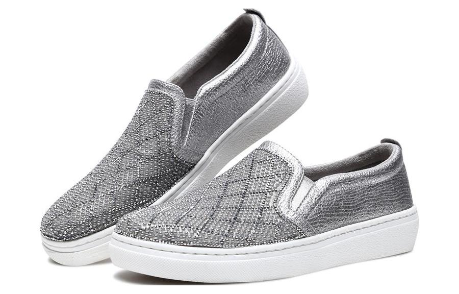 Lookbook (Women) Skechers Goldie 'Silver Low-Top' 73800-SIL