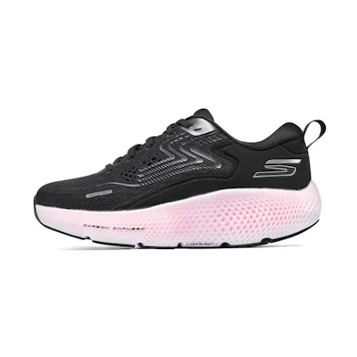 (W) Skechers GOrun Max Road 6 'Black Pink'
