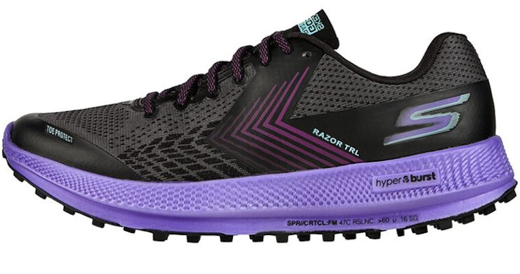 (Women) Skechers GOrun Razor Trail 'Black Purple' 172002-BKPR Buy (Women) Skechers GOrun Razor Trail 'Black Purple' 172002-BKPR