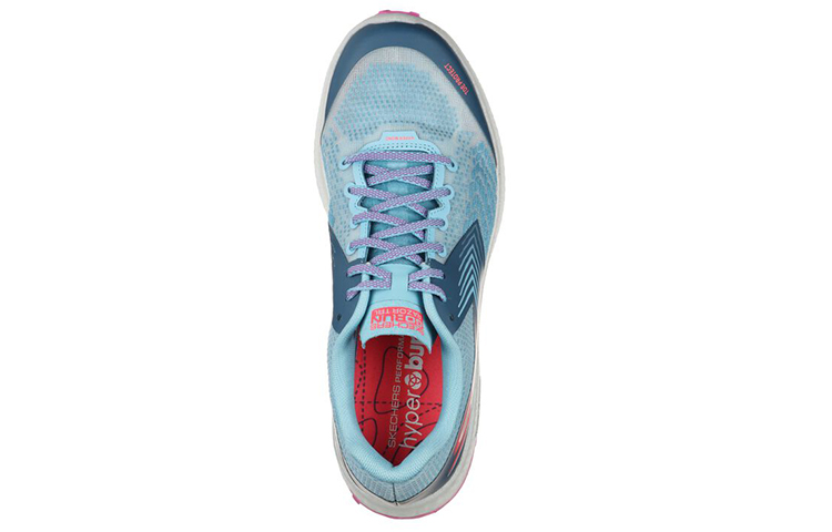 Shop Skechers GOrun Razor Trail 輕便透氣 低筒休閒跑步鞋 女款 藍色