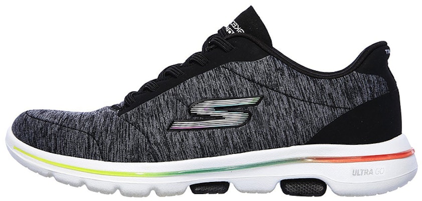 (Women) Skechers GOwalk 5 'Grey Comfort Casual' 124025-BKMT Buy (Women) Skechers GOwalk 5 'Grey Comfort Casual' 124025-BKMT