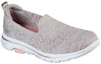 Lookbook (W) 스케쳐스 고워크 5 '핑크 컴포트' (Skechers Gowalk 5 'Pink Comfort') 124167-NTMT