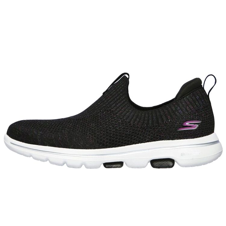 (Women) Skechers Gowalk 5 Lazy Shoes Black 124030-BKMT