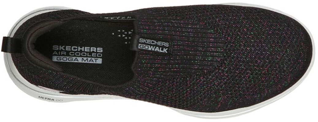 (W) Skechers Gowalk 5 Sepatu Santai Hitam 124030-BKMT Lookbook (W) Skechers Gowalk 5 Sepatu Santai Hitam 124030-BKMT