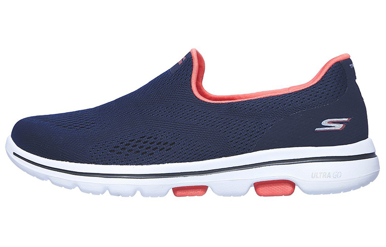 (Women) Skechers GOwalk 5 Low-Top Casual Shoes 'Simplistic Comfort Blue' 124033-NVCL